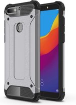 Armor Hybrid Back Cover - Huawei Y7 (2018) Hoesje - Grijs