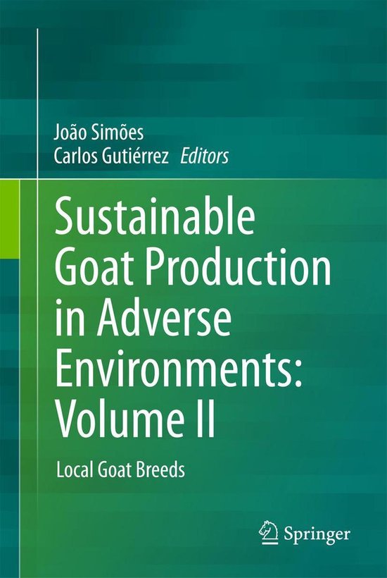 Sustainable Goat Production in Adverse Environments: Volume  ... - cover