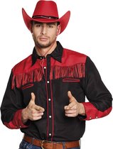 Boland - Shirt Western - Zwart - L - Volwassenen - Cowboy