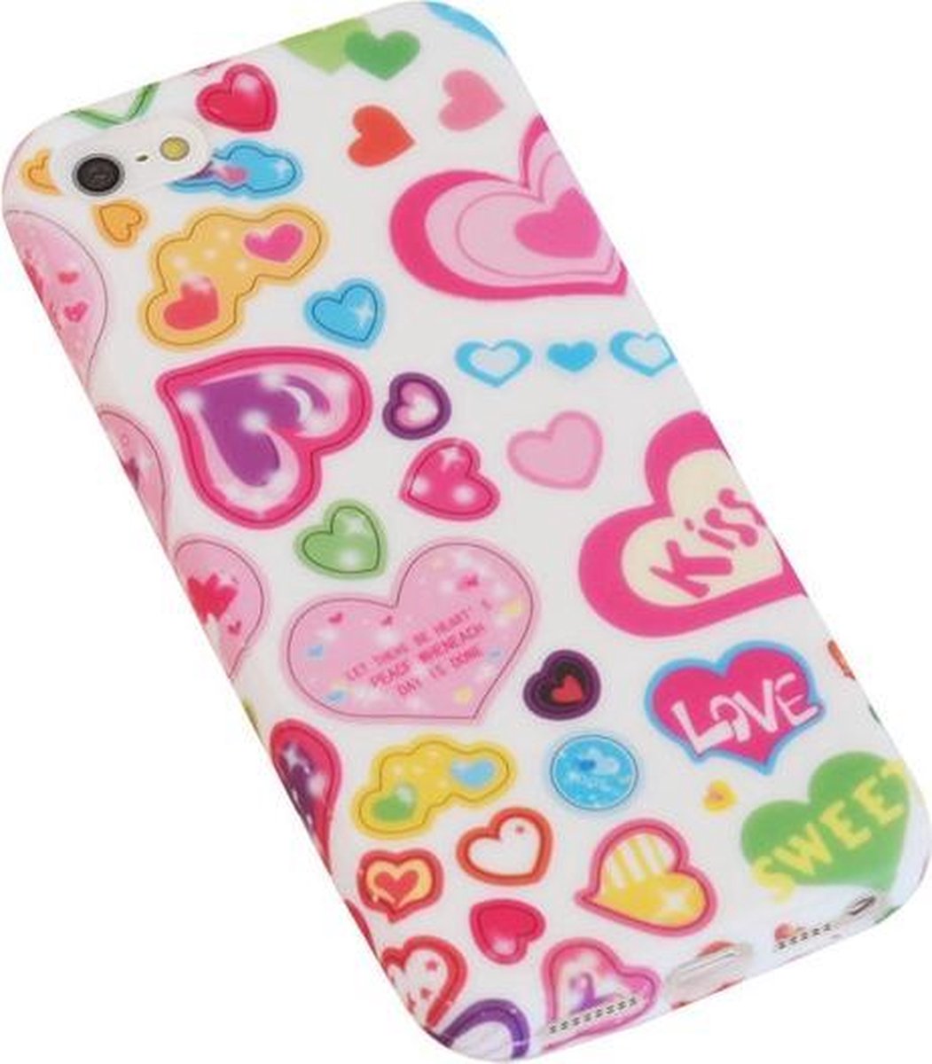 Kiss TPU back case cover hoesje voor Apple iPhone 5 / 5s
