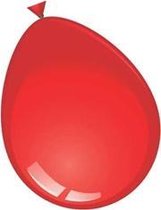 Ballonnen kristal rood (30cm, 50st)