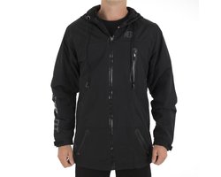 JETPILOT X1 Outerwear Jack, W17700, Maat M, 8000 mm. WP, Geïntegreerde waterdichte koptelefoontjes, Zwart