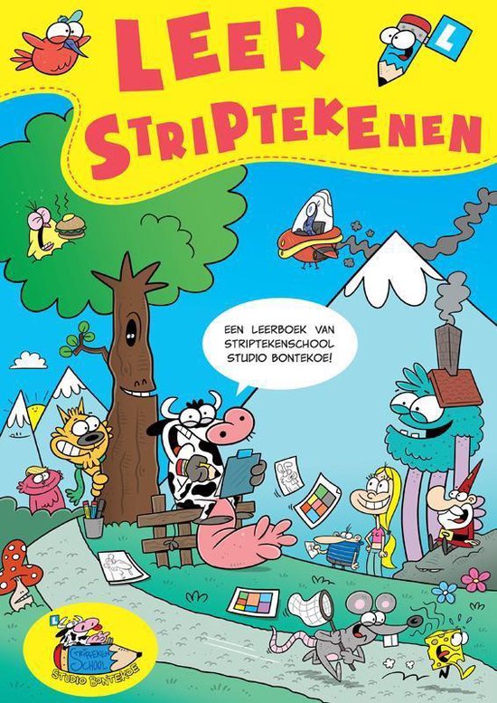 Cover van het boek 'Leer striptekenen' van Gerben Bontekoe