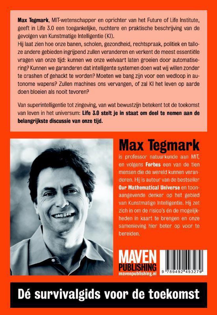 Portret van Max Tegmark, auteur van 'Life 3.0'.