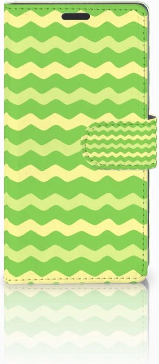 Sony Xperia Z3 Telefoon Hoesje Waves Green