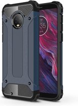 Armor Hybrid Back Cover - Motorola Moto G6 Hoesje - Blauw