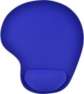 Mousepad met neoprene toplaag - muismat  - blauw