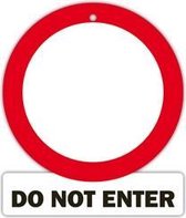 verkeersbord - Do not enter