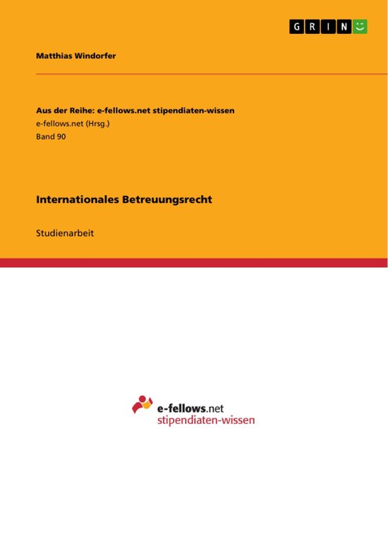 Internationales Betreuungsrecht - cover