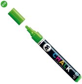 Molotow 4mm Neon Groene Krijt Marker - Geschikt voor tijdelijke markeringen op alle gladde oppervlaktes