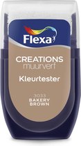 Flexa Creations Muurverf - Kleurtester - 3033 Bakery Brown - 30 ml