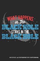 What Happens in the Black Hole Stays in the Black Hole Science and Experiments Notebook