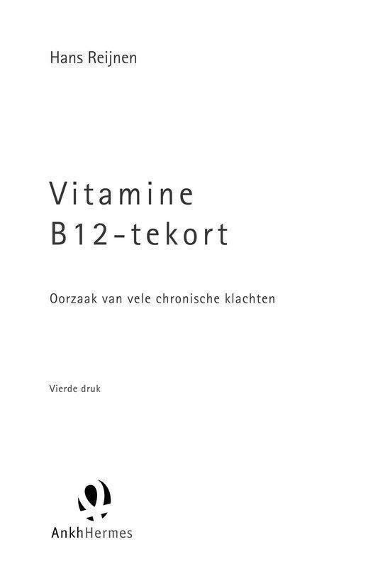 Ankertjes 346 - B12-tekort (ebook), Hans | 9789020299052 | Boeken | bol.com