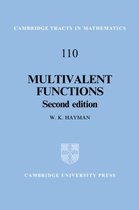 Cambridge Tracts in MathematicsSeries Number 110- Multivalent Functions