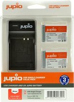 Jupio Kit: 2x Battery NB-13L + USB Single Charger