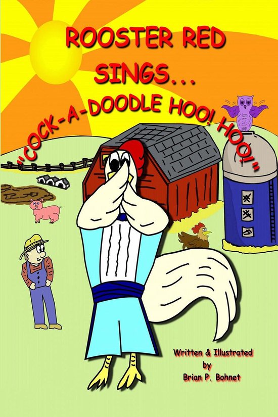 Rooster Red Sings Cock-A-Doodle Hoo! Hoo! - cover