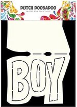 Dutch Doobadoo Dutch Card Art tekst Boy A5