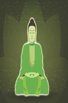 Green indian buddha