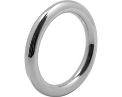 Banoch - Cockring round metaal - ∅ 50 - 7.5 mm dik metalen penisring