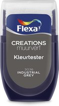 Flexa Creations - Muurverf - Kleurtester - 3036 Industrial Grey - 30 ml