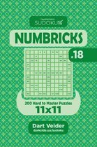 Sudoku Numbricks - 200 Hard to Master Puzzles 11x11 (Volume 18)