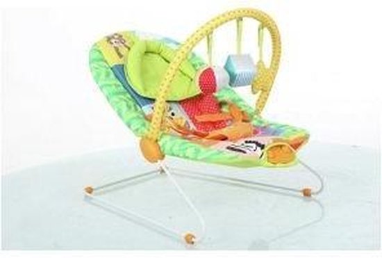 Foto: Luxe vibrerende rainbow bouncer relax met kleurrijk design