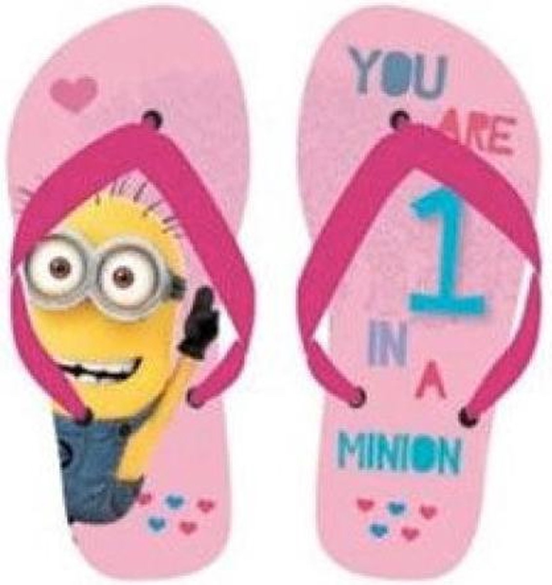 Slippers Minions | One In A Million | Roze | 33/34