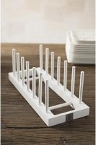 Riviera Maison Wooden Plate Rack With 7 sticks