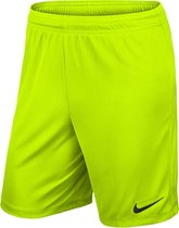 Nike Park II Knit Short Heren Sportbroek - Maat S  - Mannen - groen/zwart