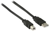 USB 2.0 USB A male - USB B male flat cable 1.00 m