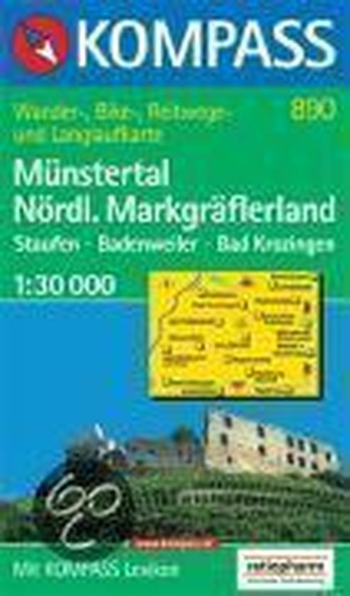 Cover van het boek '890: Munstertal - Nordliches Markgraflerland 1:30, 000'
