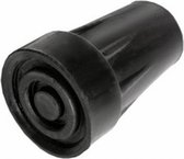 Krukdoppen 19 mm Zwart - Set van 2