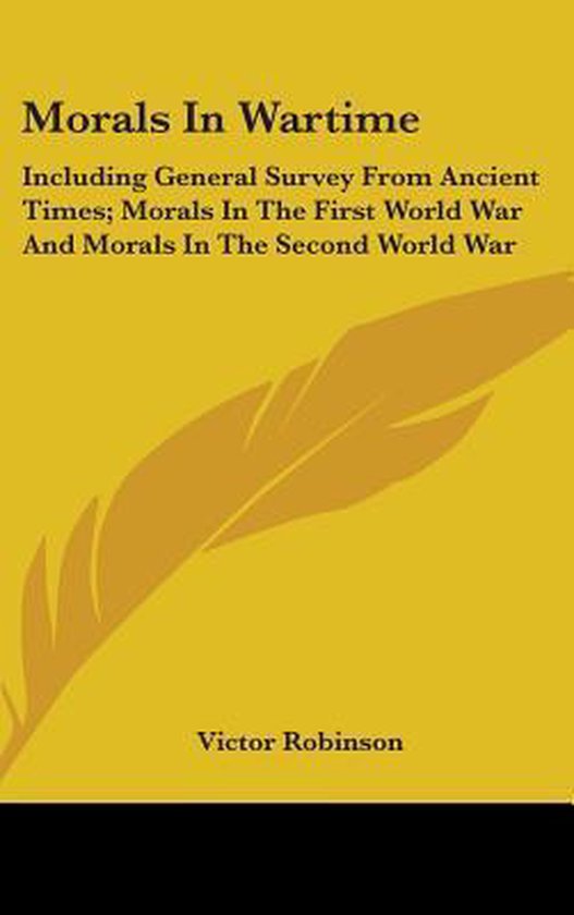 Morals in Wartime