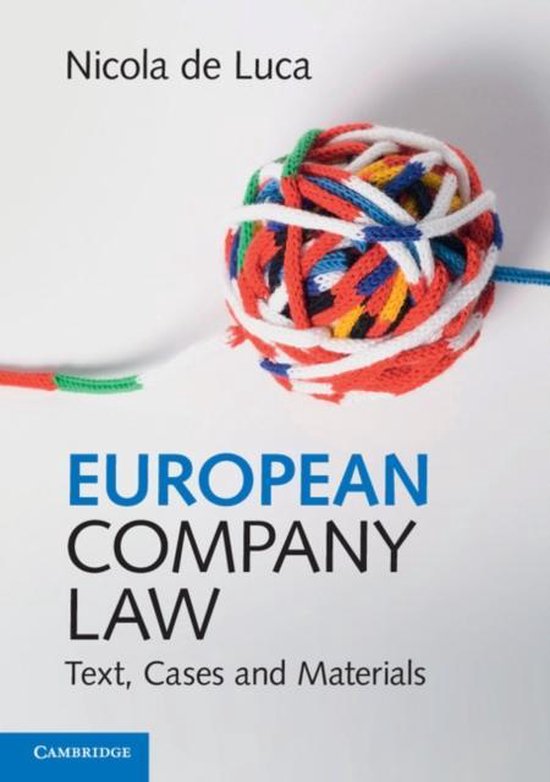 European Company Law - cover