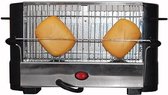 Bol.com Broodrooster Comelec TP-7713/7714 800W Zwart roestvrij staal aanbieding
