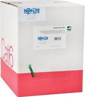 Tripp-Lite N224-01K-GN Cat6 Gigabit Bulk Solid-Core Plenum-Rated CMP Cable, Green, 1000 ft. TrippLite