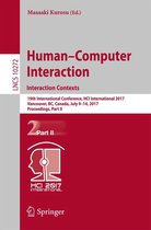 Lecture Notes in Computer Science 10272 - Human-Computer Interaction. Interaction Contexts