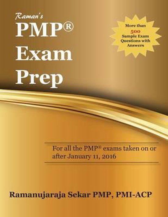 RAMAN's PMP EXAM PREP Guide for PMBOK 5th edition - cover