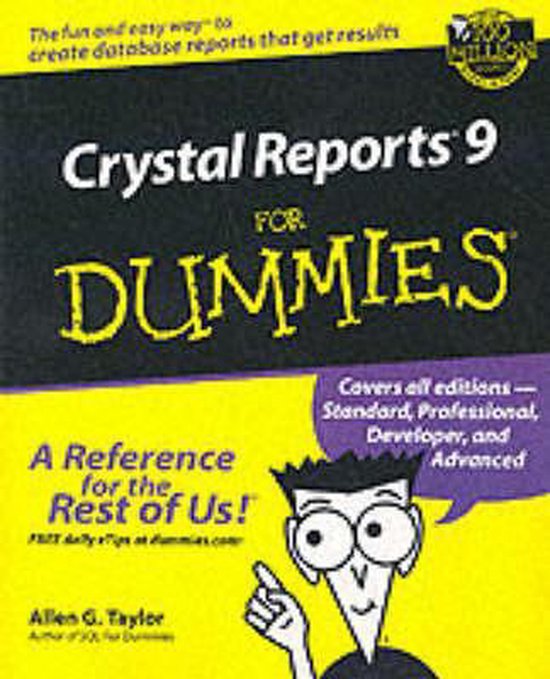 Crystal Reports 9 For Dummies 9780764516412 Allen G. Taylor Boeken