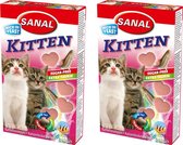 Sanal Kittensnack per 2 verpakkingen van 30 gram