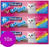 Vitakraft Cat-Stick Mini 3 pièces - Snack pour chat - 10 x Saumon