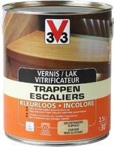 V33 Trappenvernis Kleurloos/Mat - 2500 ml