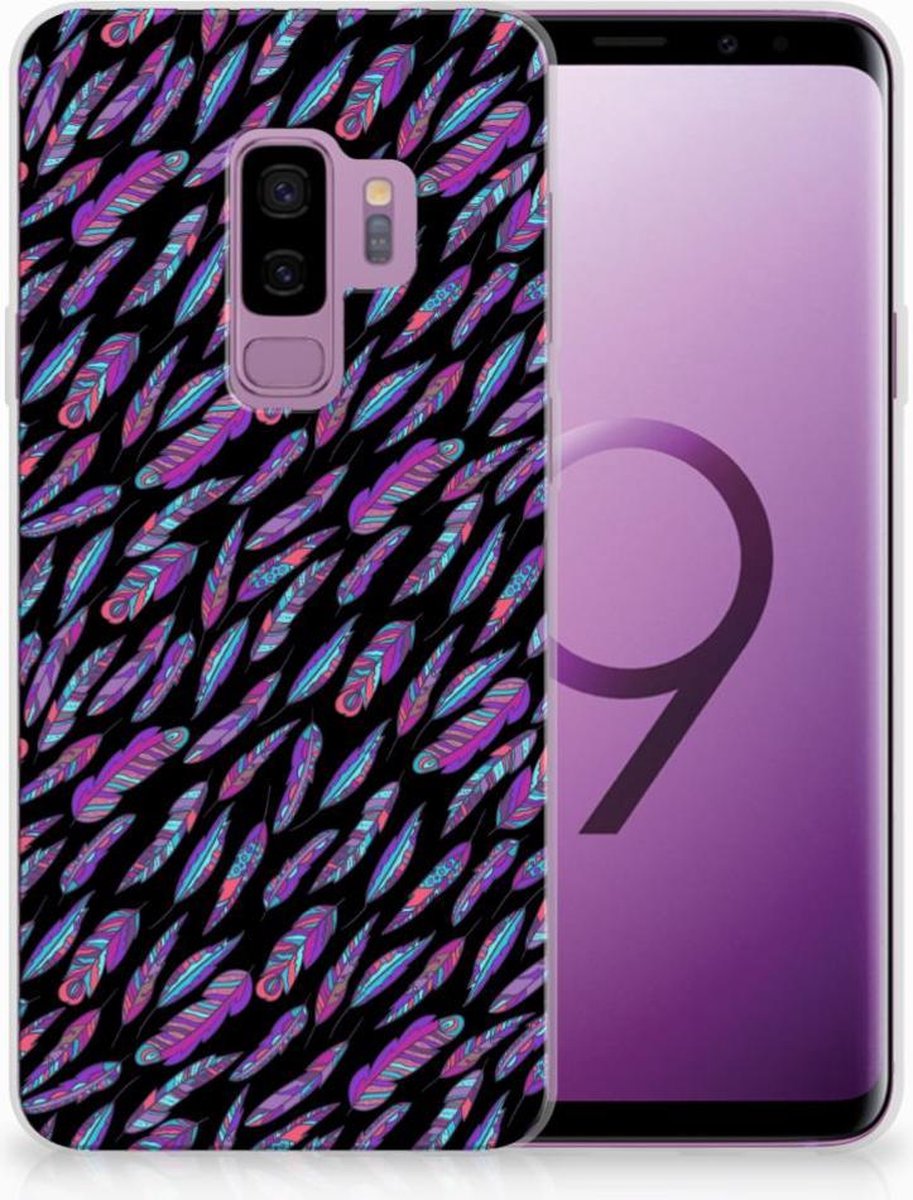 Samsung Galaxy S9 Plus TPU bumper Feathers Color