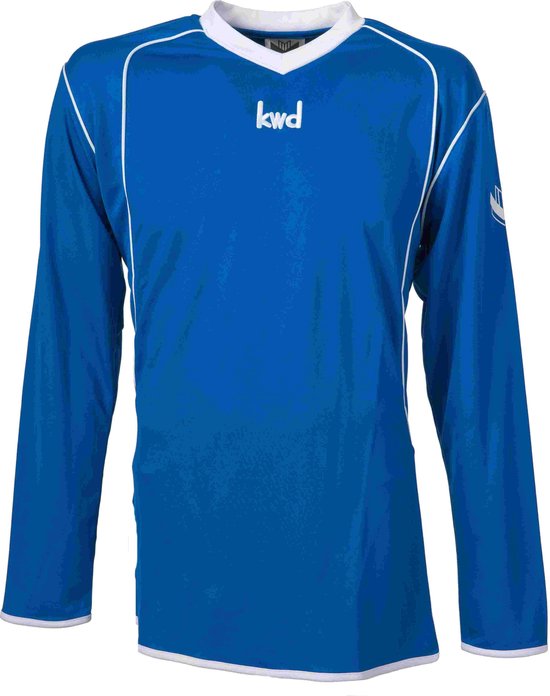 KWD Sportshirt Victoria - Voetbalshirt - Kinderen - Maat 140 - Blauw/Wit |  bol.com