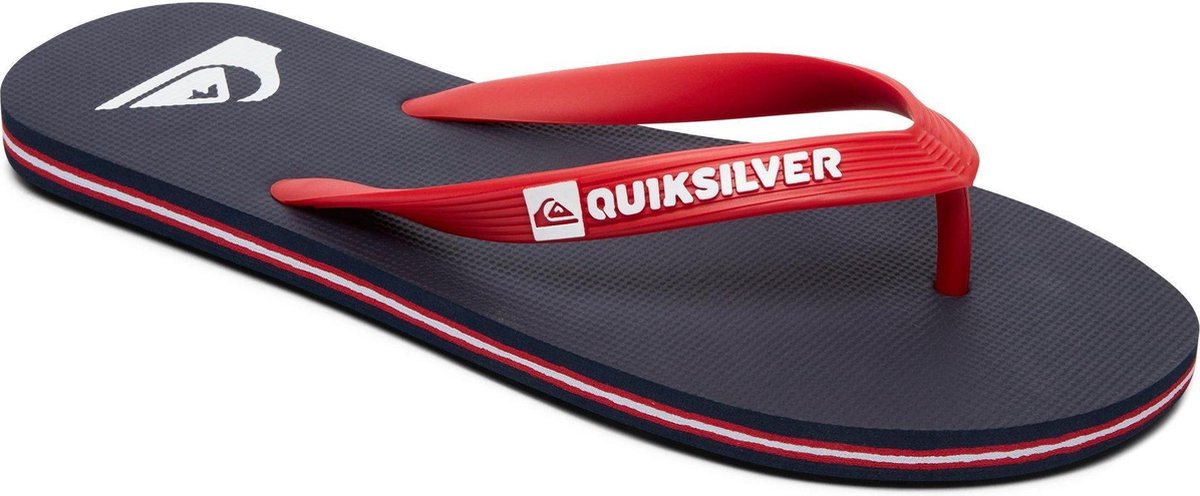 Quiksilver Molokai Youth Jongens Slippers - Blue/Red/Blue - Maat 32 - Quiksilver