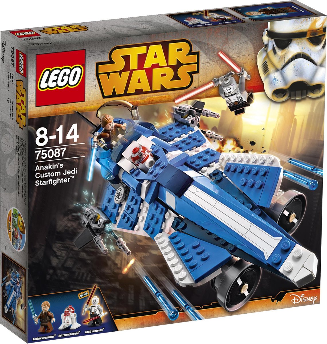 Bachelor opleiding Fotoelektrisch Naschrift LEGO Star Wars Anakins Custom Jedi Starfighter - 75087 | bol.com