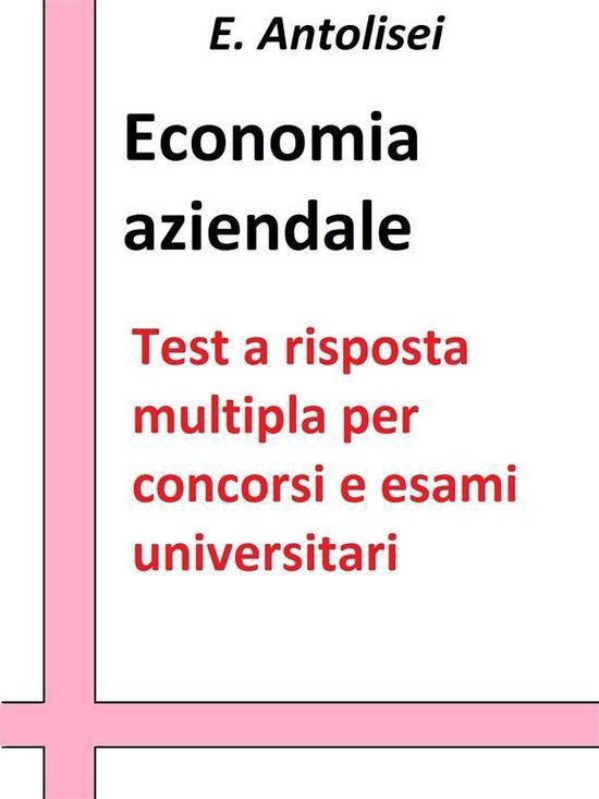 Economia aziendale. Quesiti a risposta multipla - cover
