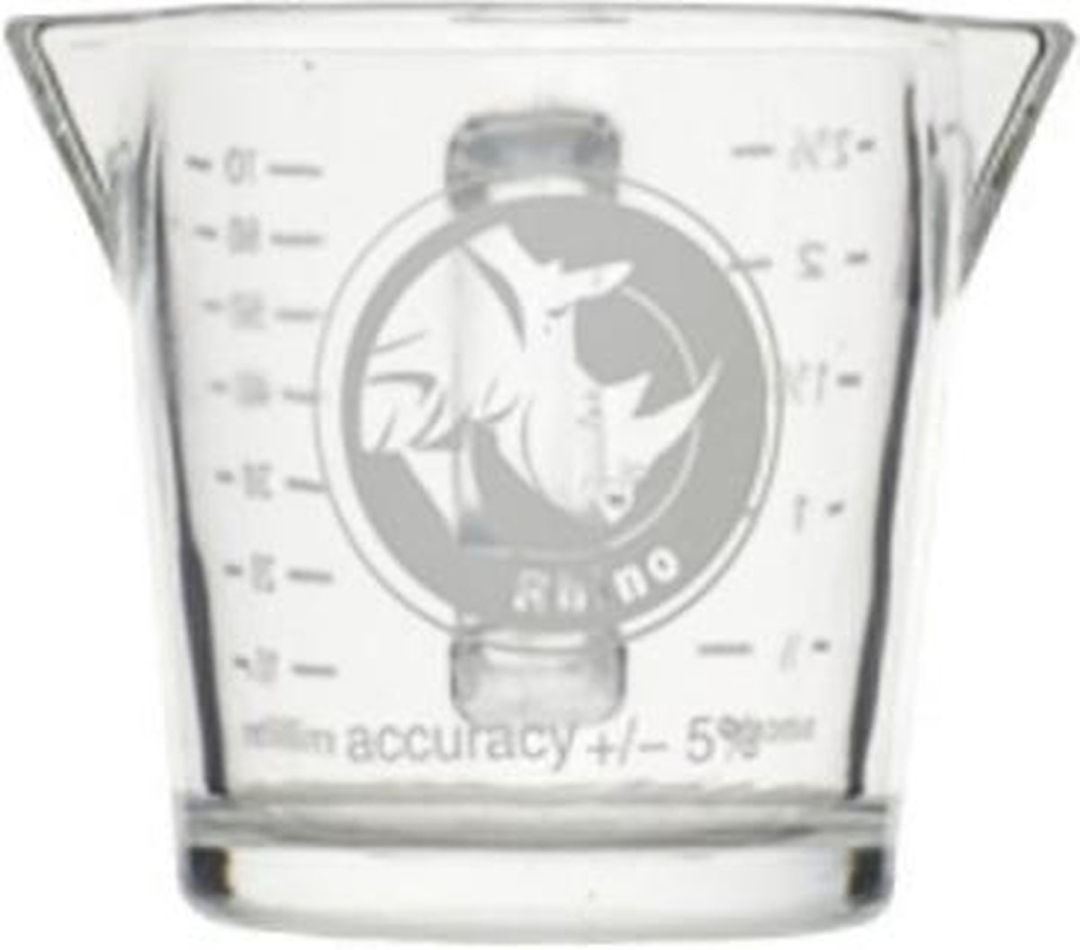 Rhinowares Double Shot Glass 70 ml - z uchwytem