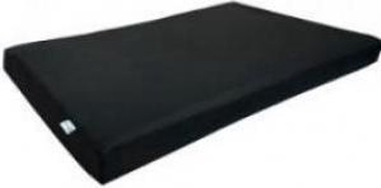 Topmast Orthopedisch HD Matras Kussen Hondenkussen Hondenmatras Orthopedisch leatherlook 55 x 80 x 10 cm - Zwart