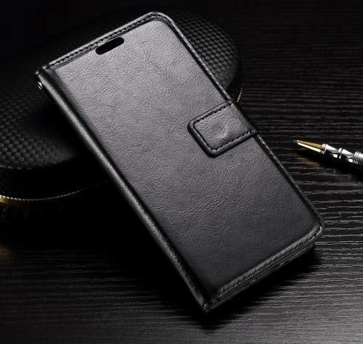 Cyclone cover wallet case hoesje LG G4c zwart